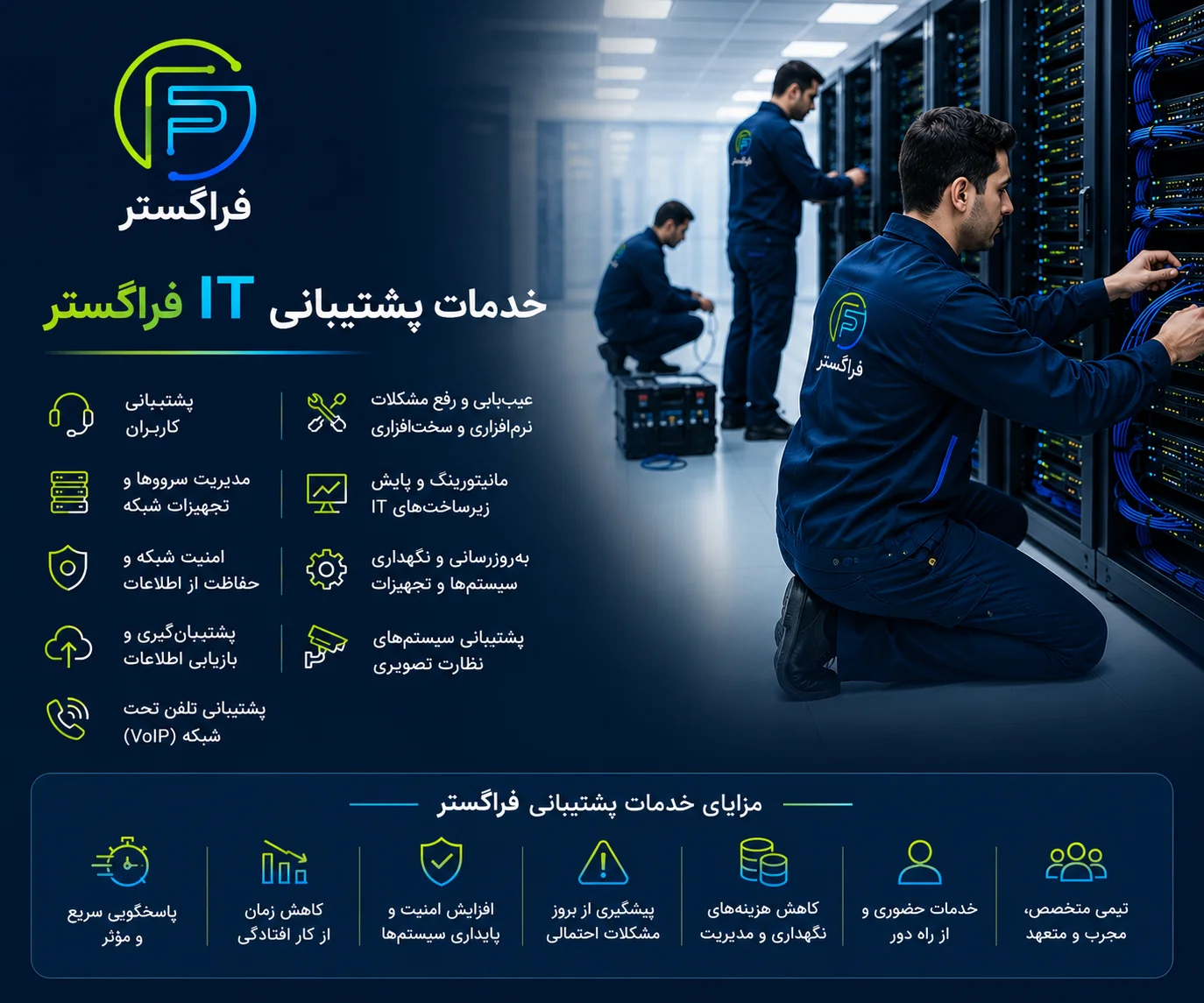 خدمات پشتیبانی IT فراگستر: